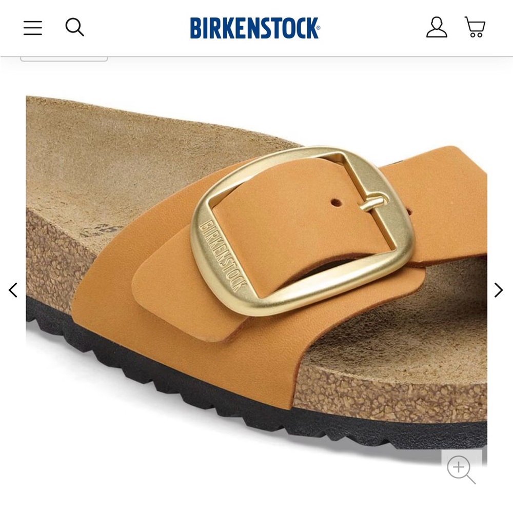 Birkenstock Madrid Big Buckle
Nubuck Leather - Burnt Orange
